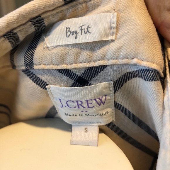 J Crew Factory Plaid Shirt SMALL EUC - Picture 5 of 6